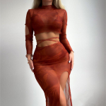 2023 New Trend Eraldi supelkost&uuml;&uuml;mid naistele, 4-osaline bikiinikomplekt koos kattega naiste ujumistrikoo esteetika bikiinid ujumisriided S tumepunast v&auml;rvi