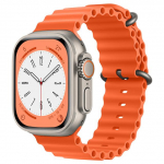 Ookeani rihm A pple Watchi rihmale 49mm 45mm 44mm 40mm 41mm 42mm 38mm silikoonist correa k&auml;ev&otilde;ru iWatch Ultra seeria 7 6 3 se 8 38/40/41 mm