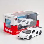 1:32 Scale LP740 sulamist automudel Valgus- ja heliefektid Diecast autom&auml;nguasjad poistele S&uuml;nnip&auml;evakingitus Lastele M&auml;nguasjad Autokollektsioon 1/32-15x7x3.5cm kollane