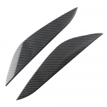 2 tk Autopealambi Esitulede Esitulede Kulmude Kleebis Eesmine Dekoratiivliist Tesla Model 3 2016 - Stiil s&uuml;sinikkiust must v&auml;rv