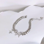 T&uuml;drukute kett liblikas ilu h&otilde;bedase v&auml;rvi loomade reguleeritav k&auml;ev&otilde;ru k&auml;ev&otilde;ru naistele k&auml;sitsi ehted pulmapeo kingitused