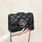 2023. aasta uus Tide Fragrance rombikujuline kott ehtsast nahast ketikott naistele;s &Otilde;lakinnitusega v&auml;ike kott Joker M valge