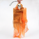 1/4tk Kolju ripats Garland Decor Halloween Decor Lendav kummitus Dekoratsioon Kummitus Rippuvad lipud Halloweeni rippuvad skelett Kummitusriie Halloweeni pidu 1PCS lilla