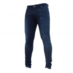 Keskmise k&otilde;rgusega T&otilde;mblukuga K&auml;rbes Mitu taskut Meeste Teksad Kevad s&uuml;gis Slim Fit Pliiats Denim P&uuml;ksid T&auml;navar&otilde;ivad 2XL tumesinine v&auml;rv
