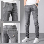 Suvised meeste teksad Slim Feet Elastsed Patch P&uuml;ksid Meeste Korea noorte p&uuml;ksid 28