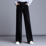 Naiste soojad talvised pl&uuml;&uuml;sis paksud p&uuml;ksid velvetist p&uuml;ksid k&otilde;rge v&ouml;&ouml;kohaga vabaaja naiste laia s&auml;&auml;rega p&uuml;ksid M must