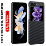 Matte ehtne s&uuml;sinikkiust &uuml;mbris Samsung Galaxy Z Flip 5 4 t&otilde;elise aramiidkiuga &uuml;li&otilde;huke ja kerge kate ZFlip5 kaitsekatte jaoks For Galaxy Z Flip 5 must