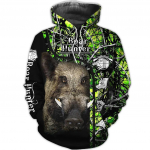 Boar Hunter meeste kapuuts Loomade jaht Camo Tattoo Pullover Harajuku vabaaja ELK Hunte dressipluusid 3D Prinditud Suured riided M