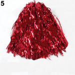 fankeao 1tk Metallic Cheerleader Cheer Cheerleading Dance Party Team Match Sport Pom Poms 26cm