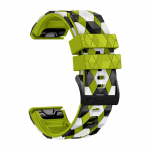 22 mm 26 mm silikoonrihm Garmin Fenix ​​7 7X 6 6X Pro 5 5X Plus Quick Fit jalgpallimustriga kellarihm Garmin Epix Enduro nutikella rihma jaoks 26mm