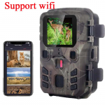 Wifi Mini301 jahikaamera rakendus Juhtrajakaamera Juhtmeta Bluetooth 24mp 1296p &Ouml;ine n&auml;gemine Motion Wildlife Traps Po support wifi