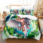 kemila 3D Original God Battle voodipesukomplekt padjap&uuml;&uuml;ridega Double Queen-suurusega kaheinimesevoodi voodipesu moekujundus AU single 140x210