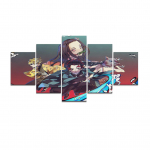 5-osaline HD-anime, poisi ja t&uuml;druku seinapilt Deemonitapja Kimetsu No Yaiba Koomiks Kunst L&otilde;uendimaalid Seinakunst Kodukaunistus Ilma raamita 20x35cm*2 20x45cm*2 20x55cm*1