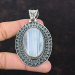 Botswana Ahhaat Ripats 925 Sterling H&otilde;bedast Ripats Ehtne Kivist Ehted K&auml;sit&ouml;&ouml; Ripats Vintage Ehted Kingitus Abikaasale Ilus Ripats