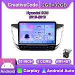 10-tolline Hyundai IX25 2015-2019 jaoks koos nupunupuga autoraadio Multimeedia Carplay 2D stereoheli Android Video 2+32GB