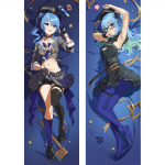 Anime Vtuber Hoshimati Suisei Dakimakura Decor Padjap&uuml;&uuml;r Waifu Padjap&uuml;&uuml;r, Kahepoolne Tr&uuml;kitud Kallistav Kehapadja kate Kingitused 120x40cm Pillowcase