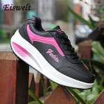 EISWELT Mood Naiste Korterid Fitness Naistejalatsid Naiste vabaajajalatsid Salendav platvormkingad naistele 35 must