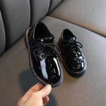 Lastele uued poistele m&otilde;eldud nahast pulmakleidikingad t&uuml;drukutele Lastele Baby Black School Performance Formal Flat Loafer Kingad B501 26 must