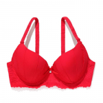 Kontrastne pitsist Push Up rinnahoidja Mugav ja hingav t&auml;ielikult katv igap&auml;evane aluspesu Naiste pesu B Cup rinnahoidjad 38B