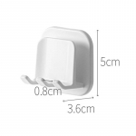 2 TK M&auml;rgistusteta hambaharja hoidik Hambatopsi hoidik Seinale kinnitatav hambahari hoiustamisrest k&auml;ter&auml;tikukonks Vannitoatarvikud 2pcs