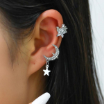 Uus Mood Kristall U-kujulised Klipsiga K&otilde;rvar&otilde;ngad Luksuslik Metall Liblikas T&auml;ht Kuu K&otilde;rvaklamber Ilma Augustamiseta K&otilde;rvar&otilde;ngad Naiste Minimalistlikud Ehted