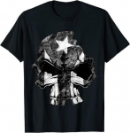 Puerto Rican Flag Skull Design Parim Unisex T-s&auml;rk S