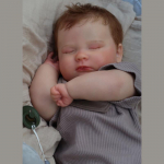 50/60 cm Joosepi imitatsioon Baby Reborn Dolls Puhas k&auml;sitsi maalitud Bloodshot Visible Rebirth nukk puuvillase kehaga Lastele M&auml;nguasjaga kaasas olev p&uuml;hadekingitus 50cm