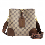 Naiste malelaua &otilde;lakott, kontrastset v&auml;rvi Crossbody kott khaki