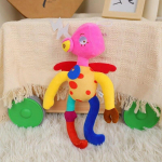 Uus ilus, h&auml;mmastav digitaalne tsirkus pl&uuml;&uuml;sist m&auml;nguasi, pehme t&auml;idisega animatsioon CIRCUS Plushie nukk j&otilde;ulus&uuml;nnip&auml;eva uusaasta kingitused CHINA merelaine