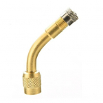 1 tk 45-kraadine painutus 90 135 klapiga kompaktne adapter, sile pind universaalne vasest rehv 90 Degree kuldne