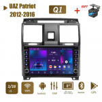 icreative 2 Din Androidi autoraadio multimeediumivideopleier UAZ Patriot 2012-2016 jaoks koos nupunupuga WiFi 1+16GB 1+16GB