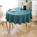&Uuml;hev&auml;rviline &uuml;mmargune laudlina pitsist puuvillasest linasest laudlinast pulmade s&ouml;&ouml;gilaua teelaua kate Round Diameter 180cm roheline
