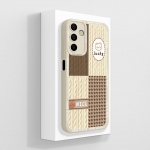 Telefoni&uuml;mbris Samsung Galaxy A15 A 15 4G 5G kate, luksuslik moodne disain matt must ruudukujuline kvaliteetne pehme vedel silikoonkest Samsungi kaitseraua jaoks Samsung A15