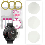 3x apgo MATTE h&uuml;drogeelekraani kaitsekile Amazfit Stratos 2 jaoks, h&uuml;drogeelkile, positsioneerimiskihiga lihtne paigaldada