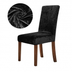 Universaalse suurusega tooli kate, suur elastne toolikate, žakaarkangast ja sametkangast istmekorpus s&ouml;&ouml;gitoa jaoks 6 Pcs