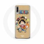 Coque Samsung Galaxy A70 One piece Manga Equipage du Chapeau de Paille