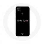 Xiaomi Redmi 9C &uuml;mbris Squid Game logo mustal taustal