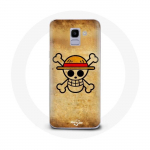 &Uuml;mbris Samsung Galaxy A6 2018 One Piece Manga Skull jaoks