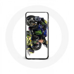 Valge taustaga &uuml;mbris Samsung Galaxy Grand Prime Valentino Rossi Speedi draiveri jaoks