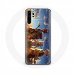Coque pour Huawei P30 Pro Tanjiro Inosuke et Zenitsu Demon Slayer Kimetsu no Yaiba Anime Manga