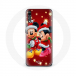 Coque pour Huawei P20 Pro Mickey Mouse et Minnie Mouse le jour de No&euml;l