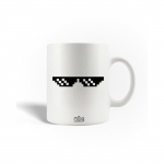 Mug en C&eacute;ramique Thug Life Glasses
