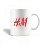 Mug en C&eacute;ramique Hennes & Mauritz Logo Rouge H&M offre mode et qualit&eacute;