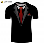 V&otilde;lts&uuml;likond 3D prinditud T-s&auml;rk Smoking Retro lipsu &uuml;likonna mustriga Moesuund Naljakas T-s&auml;rk Meeste isikup&auml;rastatud vabaaja T-s&auml;rk XXXL