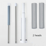 UUS imav v&auml;&auml;namismop Lamep&otilde;randaplaat Majapidamispuhastus Tasuta k&auml;tepesu Balai puhastusvahend Vesikolloodion Moppimine 2pcs mop valge