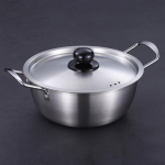 Korea Ramen Pot kiirnuudlid kaanega mereandide r&uuml;hma Ramyun Kimchi supp jaoks 16cm