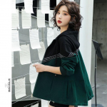 Naiste vabaaja liibuv kapuutsiga tuulejope ja splaissimine s&uuml;giseks M