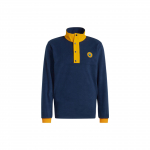 Adidas Originals Trefoil Fliis Tikitud Seisukrae Dressipluus Meeste Topid Sinine II8482 XXXL