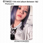 KAKS KORDA 11. minialbum 1 ja 2 vahel Jeongyeon Photocard Postcard Polaroid POB Photocard - #03