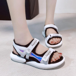 Spordisandaalid Naiste libisemiskindlad kerged vabaaja v&otilde;rkpunane k&auml;snkook Paksu tallaga rannajalatsid V&auml;rvilised dekoratiivsed naiste sandaalid 40